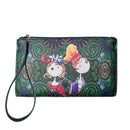 Fashion Women Ethnic Style Leather Bag Long Clutch Wallet Purse Handbag Wristlet