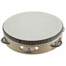 7 inch Musical Tambourine Tamborine Drum Round Percussion Gift for KTV Part E8W8