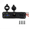 3 in 1 12V Car Cigarette Lighter Socket Splitter Dual USB Charger Power Adapter