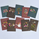 1pc Handmade Thank You Card Cute Happy Birthday Christmas Greeting CardOZ