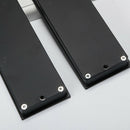 1 Pair Zinc Alloy Concealed Flip Handle Kitchen Cabinet Pull Black