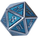 Rpg Dice Metal Dnd Polyhedral Sets Dados Dungeons And Dragons Aluminum Blue P8I1