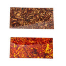 2 Pcs Celluloid Guitar Bass Blank Material Purfling Sheets Head Veneer