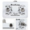 Rowin Beatloop Footswitch Dual Momentary External Guitar Pedal Foot Switch