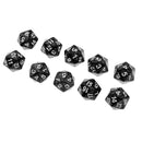 10x Polyhedral D20 Dice Die 22mm Collectible for Dungeons & Dragons Roleplay