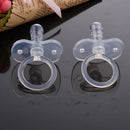 1 Pcs Newborns Baby Pacifiers Safety Soft Silicone Bite Gags Pacifier Care 3C