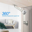 Home Zinc Alloy 360 Degree Adjustable Stop Support Rod Cupboard Furniture Hinge