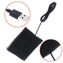 USB Carbon Fiber Heating Pad Washable Electric Cloth Heater Sheet With Cable kl