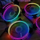 120mm Double Aura Silent PC Case Cooler Fan w/Remote Control RGB
