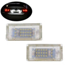 2Pcs Super White Led Rear License Plate Lights for Bmw 3 Series E46 4D Seda