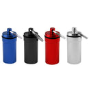 4x Mini Waterproof Metal Medicine Pill Box Case Bottle Holder Container Keychain