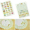 6 sheets Cartoon Stickers Scrapbook Calendar Diary Photo Planner Decoration M4D3