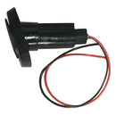Marine Boat Stern Navigation Light Plug-in Base 2-Prong Pole Light Mounting Base