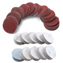 100pcs Abrasive Tools Sander Disc 50mm 2" Round Sanding Pad Sheets Sandpape P8P8