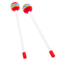 2 Pieces Lollipop Hand Drum Sticks 21cm/8.27inch Percussion Instrument Parts for