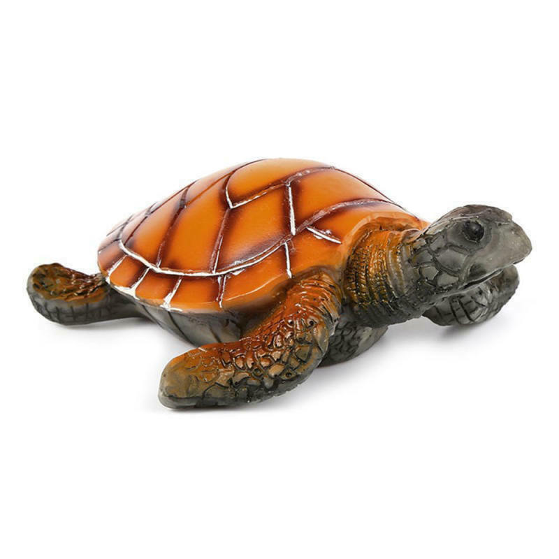 Aquarium Ornaments Decoration Artificial Turtle Fish Tank Tropical lake La VQI