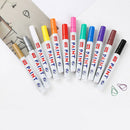 12pcs Car Waterproof Permanent Paint Marker Pen Tyre Tire Tread Rubber Metal