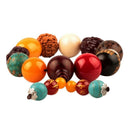 Fashion Car Mirror Hanging Pendant Car Gear Beads Bracelet Rearview Suspens