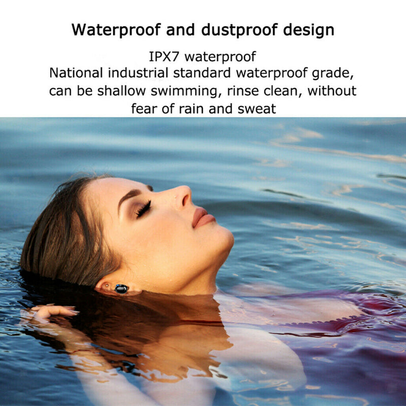Bluetooth 5.0 Wireless Headset Earphones Earbuds 3000mAh Waterproof