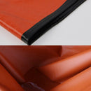 Waterproof PU Leather Apron Industrial Workshop Protective Apron Black Useful
