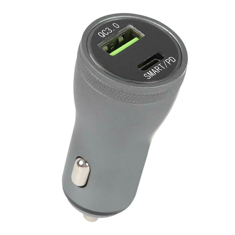 PQ3A Quick Charge 3.0 Car Charger 36W 2 Port USB Fast Charging Adapter for Phone