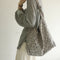 Fashion Cotton Shoulder Tote Bag Female Leopard Pattern Travel Top-handle Clutch
