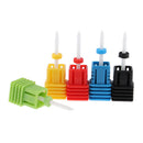 5 Pieces Fine Medium Coarse Electric Ceramic Nail Drill Bit Manicure Grinding