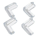 Desk Table Corner Right Angle Safety Cushion Pad Protector 4 Pcs Clear Z3T7