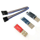 PL2303 CP2102 CH340G Module USB To TTL Adapter With 4 Pin DuPont Line Kit