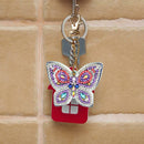 5pcs DIY Full Drill Special Shaped Diamond Painting Butterfly Keychain Pendants