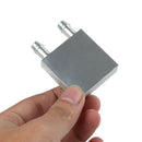 Aluminium Computer Water Cool Heatsink Block Waterblock Liquid Cooler F WYH