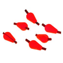 12Pcs Floating Foam Strike Indicator Accessories for Fly Fishing -Red&Yellow