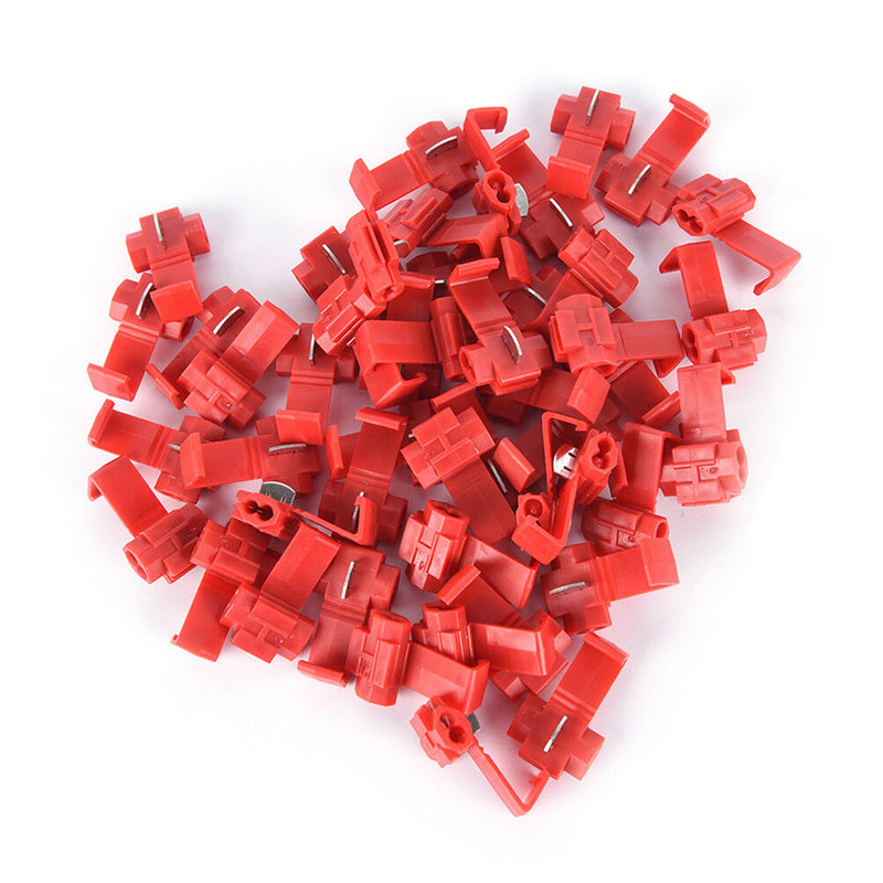 50x  Lock Wire Electrical Cable Connectors Quick Splice Terminals Crimp 3C