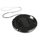 52mm New Center pinch snap on Front Lens Cap Protect Cover for Canon Nikon Sony/