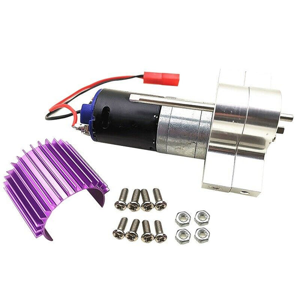 Upgraded Metal Transfer Gear Box With 370 Motor For Wpl 1/16 4Wd 6Wd Jjrc Q U9Y1