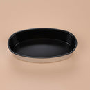 1*Nonstick Cake Tray Baking Tray Oven Baking Mold Oval Aluminum Alloy