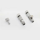 2x Quick Connection Connector Coupler with Air Flow Regulator 1/8 to 1/8 BS G2P8