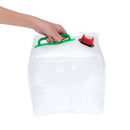 white Foldable Water Tank Water Can Flat Canister Liter,10L