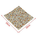 50x DIY Quilting Crafts 10x10cm Squares Fabric Bundle Patchwork Clothing Se F4A7