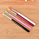 Makeup Silicone Head Brush Rhinestone Eye Shadow Eyebrow Lip Tool  ca MW%WSJCATO