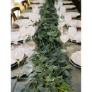 6.5FT 2M Artificial Eucalyptus Garland Backdrop Decor Leaf Vine Green Leaves #