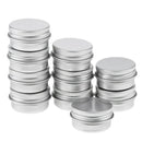 Metal Tins, 10pcs Refillable Empty Cosmetic Jars Makeup Containers for Balm,