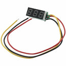 Mini Digital Voltmeter DC 0-100V LED Panel Voltage Meter 3-Digital With 3 W F6O5