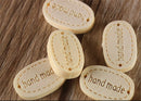 20pcs 2 Holes Sewing Wood Buttons Hand Made Word Scrapbooking Crafts Decorate OZ