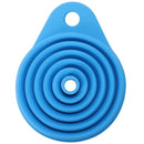Portable Retractable Funnels Home Kitchen Funnel Convenient Storage Blue