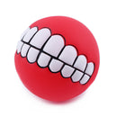 Bite Treat Smile Fetch Ball Toys doggie Teeth ball Fetch Funny Resistance