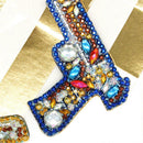 5pcs DIY Full Drill Diamond Painting Key Chain Keychain Key Ring Handm EUH