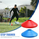10pcs Football Soccer Agility Training Disc Cones Markers with Storage Bag