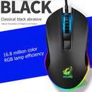 V1 Gaming Mouse USB Wired 3200DPI 16.8 Million Color RGB Backlight Mouse