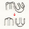 16pcs/2Set Metal Puzzle Wire IQ Mind Brain Kids Adults Stress Reliever Toys